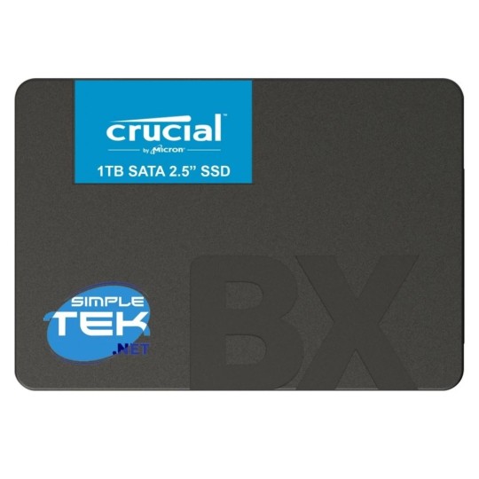 Crucial BX500 1TB 3D NAND SATA CT1000BX500SSD1 12.5Inch Up to 540MB Internal SSD
