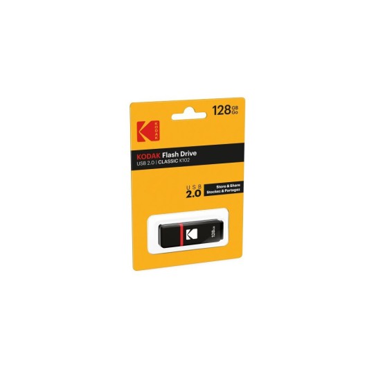 Kodak K102 USB Stick 128GB Usb 2.0 Μαύρο