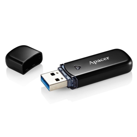 Apacer AH355 USB Stick 128GB Usb 3.2 Gen1 Μαύρο