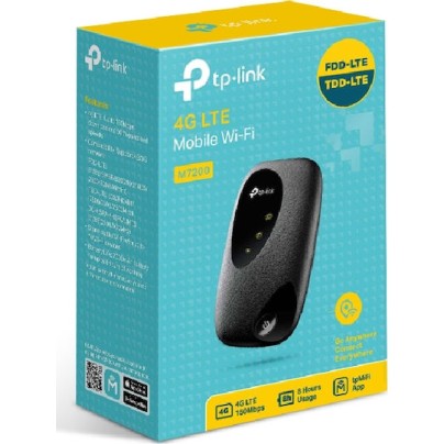 TP-LINK M7200 v2 Ασύρματο 4G Φορητό Hotspot Wi-Fi 4