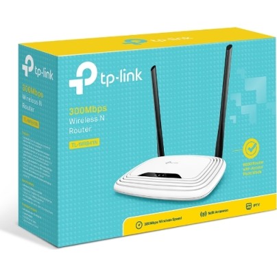 TP-LINK TL-WR841N v14 Wireless Router Wi-Fi 4 with 4 Ports