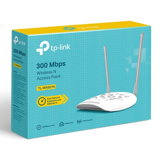 TP-LINK TL-WA801N v2 Access Point Wi-Fi 4 Single Band (2.4GHz)