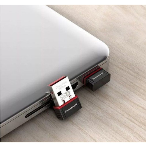 POWERTECH PT-1383 Ασύρματος USB Αντάπτορας Δικτύου , 300Mbps WiFi 6