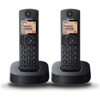 Panasonic KX-TGC312 DUO Ασύρματο Τηλέφωνο Μαύρο