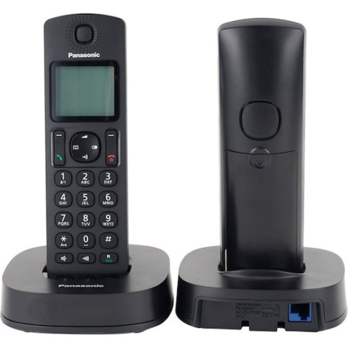 Panasonic KX-TGC312 DUO Ασύρματο Τηλέφωνο Μαύρο