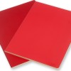 Moleskine Σημειωματάριο Volant Ριγέ L Geranium Red+ Scarlet Red 2τμχ