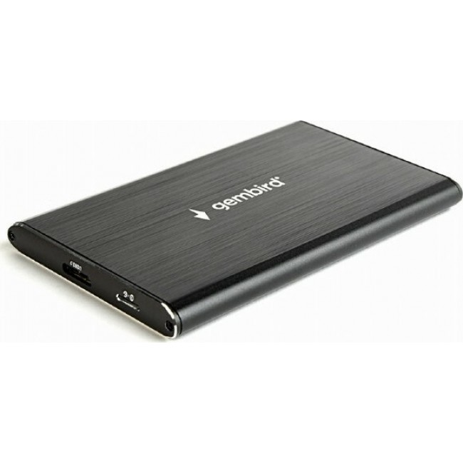 Gembird Θήκη για Σκληρό Δίσκο 2.5" SATA III USB3.0 Brushed Aluminum Black (EE2-U3S-4)