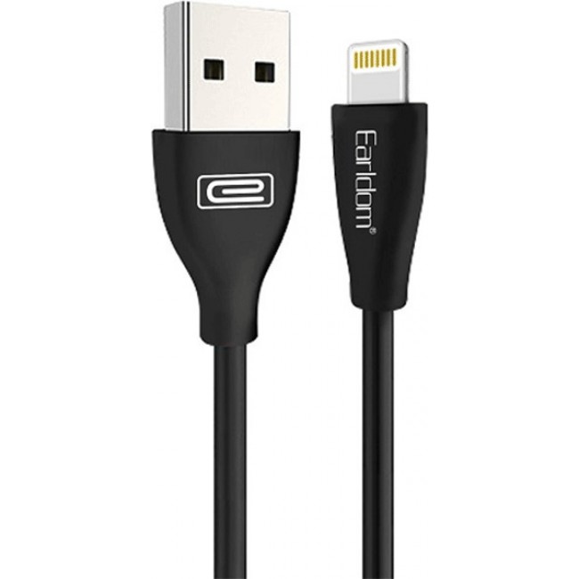 Earldom Regular USB to Lightning Cable 1m (EC-015I) Διάφορα Χρώματα