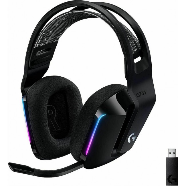 Logitech G733 Gaming Headset Lightspeed RGB Black (981-000864)