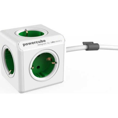 PowerCube Allocacoc Original Extended 1.5m 1306GN/DEEXPC Green