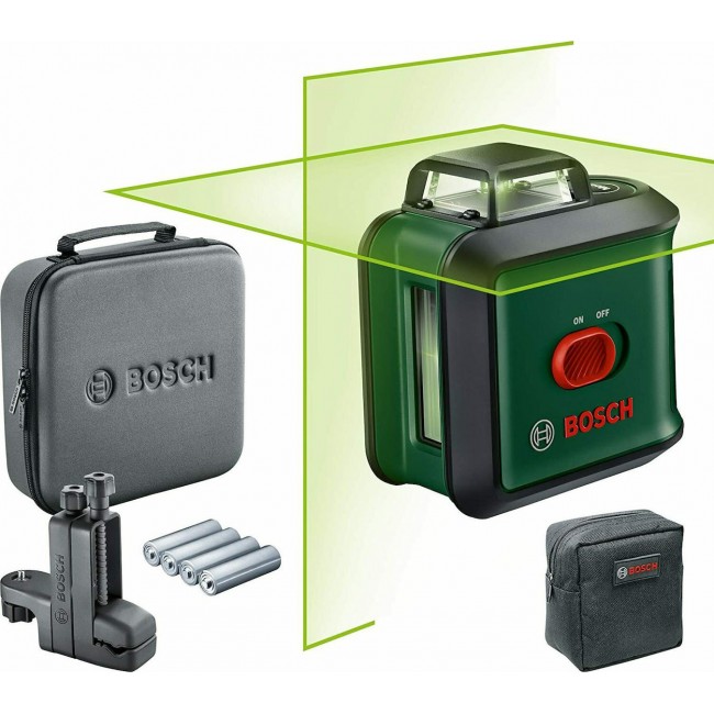 Bosch Universal Level 360 Αυτορυθμιζόμενο Γραμμικό Αλφάδι Laser Πράσινης Δέσμης Flexi Set (0603663E04)