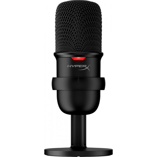 Kingston HyperX SoloCast, Plug N Play USB Microphone, Black (HMIS1X-XX-BK/G)