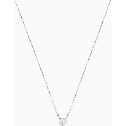 Swarovski Attract Round Κολιέ, Rhodium Plated 5408442