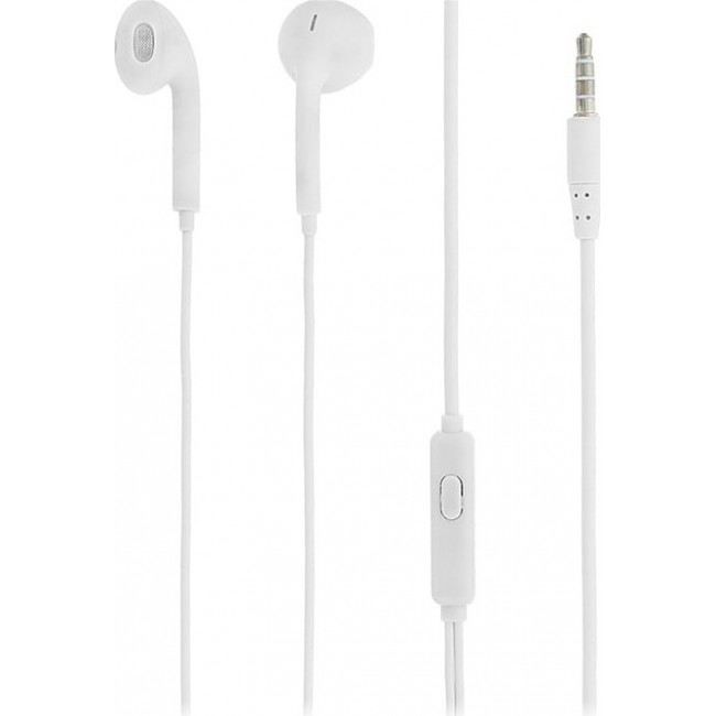 Tellur Fly In-Ear Headphones with Noise Reduction, Memory Foam Ear Plugs, White (TLL162152)