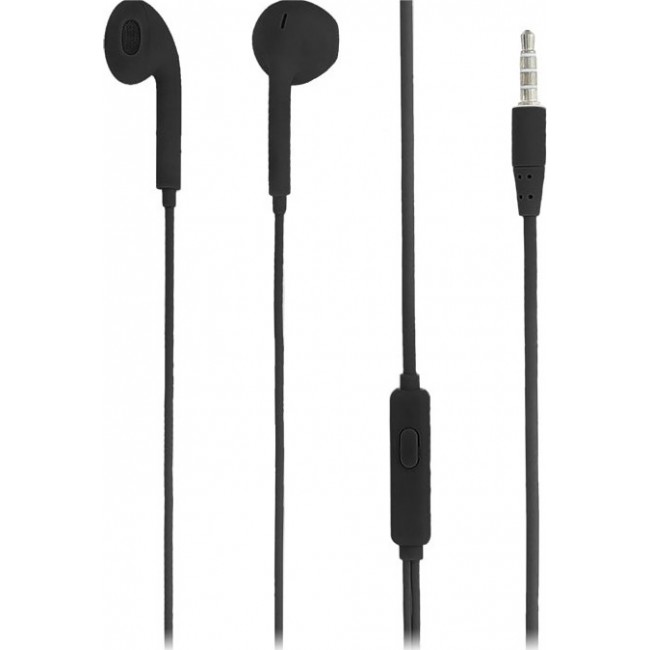 Tellur Fly In-Ear Headphones with Noise Reduction, Memory Foam Ear Plugs, Black (TLL162142)