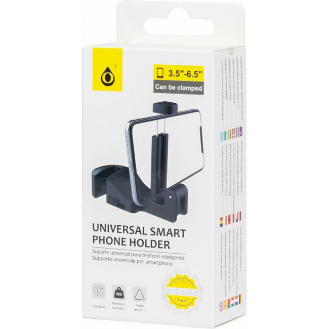 One Plus Universal Phone Holder E5989, Black - 17377