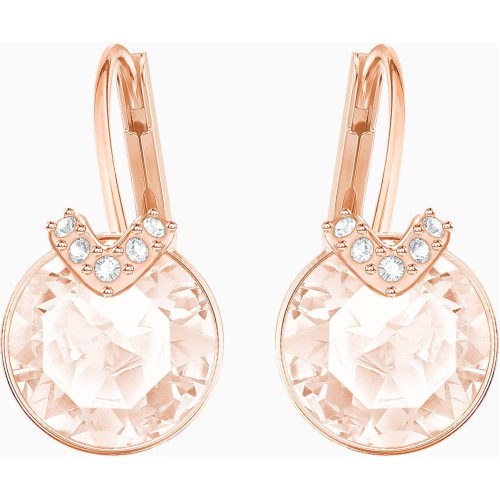 Swarovski Γυναικεία Σκουλαρίκια Κρεμαστά Με Πέτρες Bella V από Ορείχαλκο Επιχρυσωμένα 5299318