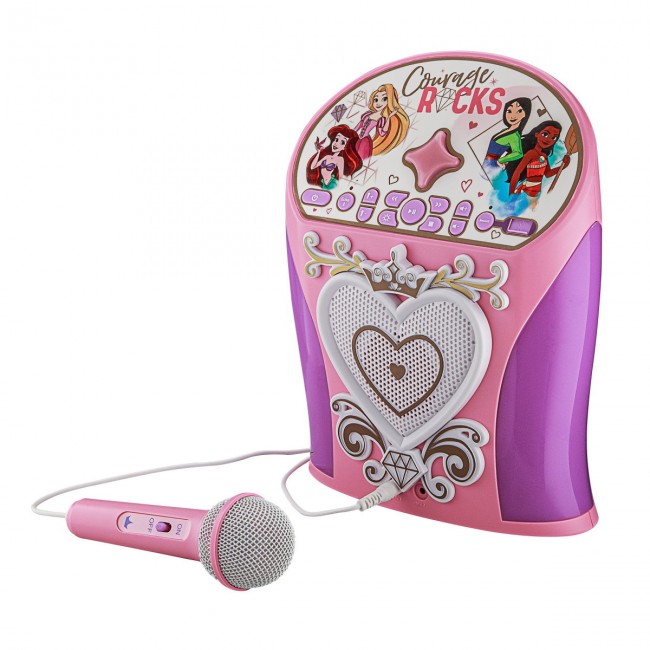 eKids Disney Princess Bluetooth MP3 Boombox Karaoke DI-554DP