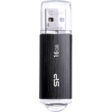 Silicon Power Ultima U02 16GB USB 2.0 Stick  Μαύρο