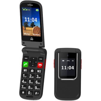 Powertech Sentry PTM-34 Dual SIM Κινητό Μαύρο