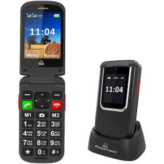 Powertech Sentry PTM-34 Dual SIM Κινητό Μαύρο