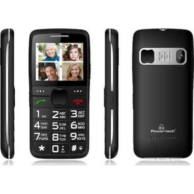 Powertech Sentry Eco PTM-18 Dual SIM Μαύρο