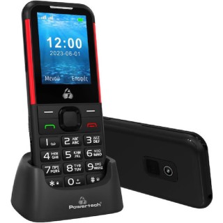 Powertech Sentry PTM-33 Dual SIM Κινητό Μαύρο