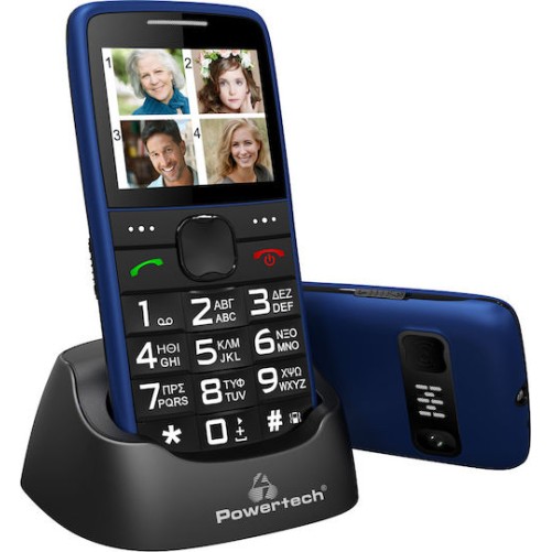 Powertech Sentry PTM-24 Eco Dual SIM Κινητό Μπλε