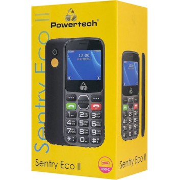 Powertech Sentry PTM-39 Eco II Dual SIM (32MB) Μαύρο