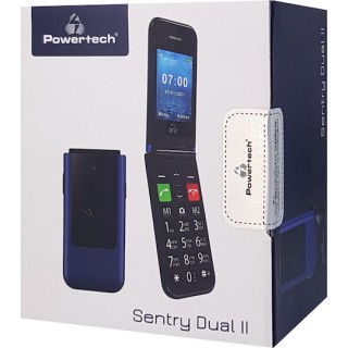 Powertech PTM-26 Sentry Dual II Single SIM Κινητό Μπλε