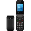 Powertech-Milly Flip PTM-38 Dual SIM Κινητό Μαύρο