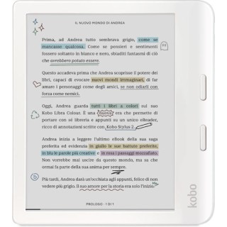 Kobo Libra Colour με Οθόνη Αφής 7" (32GB) Λευκό