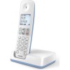 PHILIPS D2501S-34 Ασύρματο Τηλέφωνο με Ελληνικό Μενού Λευκό-Μπλε PHILIPS D2501S-34 Ασύρματο Τηλέφωνο με Ελληνικό Μενού Λευκό-Μπλε