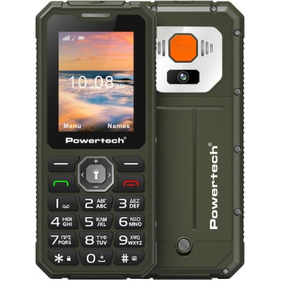 Powertech Sentry PTM-43 Armor Dual SIM Smartphone Χακί