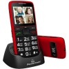 Powertech Sentry Eco PTM-25 Dual SIM Κινητό με Μεγάλα Κουμπιά (Ελληνικό Μενού) Κόκκινο