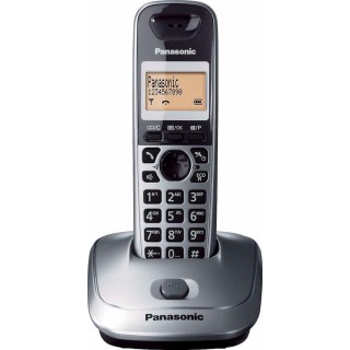 Panasonic KX-TG2511 Cordless Phone with Greek Menu Metallic Gray