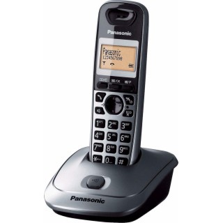 Panasonic KX-TG2511 Cordless Phone with Greek Menu Metallic Gray