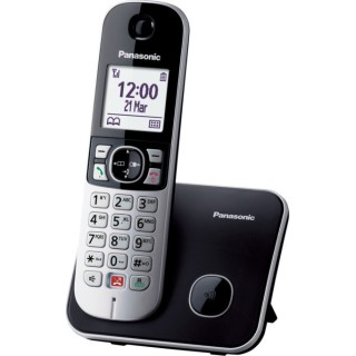 Panasonic KX-TG6851 Cordless Phone with Greek Menu Black