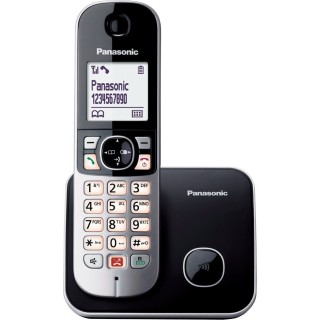 Panasonic KX-TG6851 Cordless Phone with Greek Menu Black