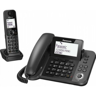 Panasonic KX-TGF310 Cordless Phone with Greek Menu Black