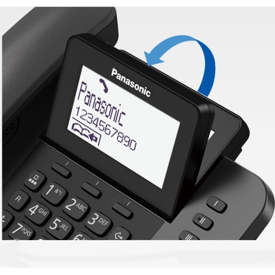 Panasonic KX-TGF310 Cordless Phone with Greek Menu Black