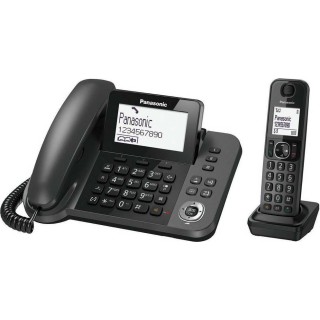 Panasonic KX-TGF310 Cordless Phone with Greek Menu Black