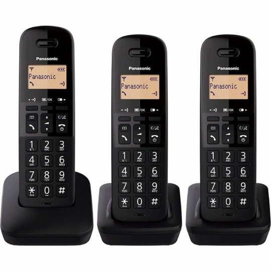 Panasonic KX-TGB613JTB Cordless Phone Trio Black