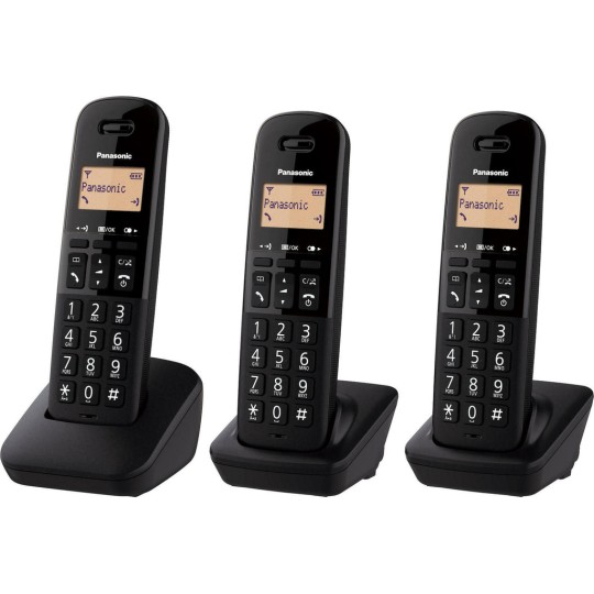 Panasonic KX-TGB613JTB Cordless Phone Trio Black