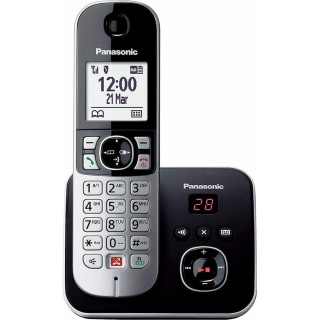 Panasonic KX-TG6861 Cordless Phone with Greek Menu Black