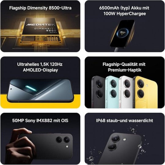 Xiaomi Poco X8 Pro 5G Dual SIM (12/512GB) Yellow
