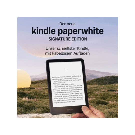 Amazon Kindle Paperwhite (2024) Gen 12 (16 GB) 7″ e-Reader Μαύρο Ad-free