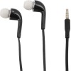 LAMTECH MOBILE EARPHONES WITH MIC (LAM073029) Black
