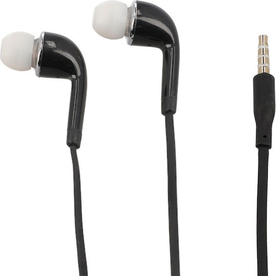 LAMTECH MOBILE EARPHONES WITH MIC (LAM073029) Black