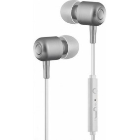 Yookie Y619 In-ear Handsfree με Βύσμα 3.5mm Γκρι Yookie Y619 In-ear Handsfree με Βύσμα 3.5mm Γκρι
